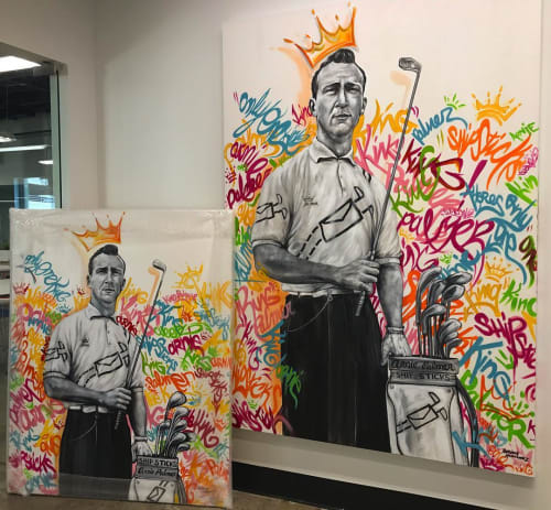 King Palmer | Oil And Acrylic Painting in Paintings by Anthony Hernandez Art | Ship Sticks in West Palm Beach