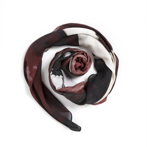 Sumo | Square Scarf | 54" x 54" | 85% modal . 15% cashmere . 100% original | Apparel & Accessories by Seth B Minkin Fine Art | Seth B Minkin Studio + Showroom in Boston