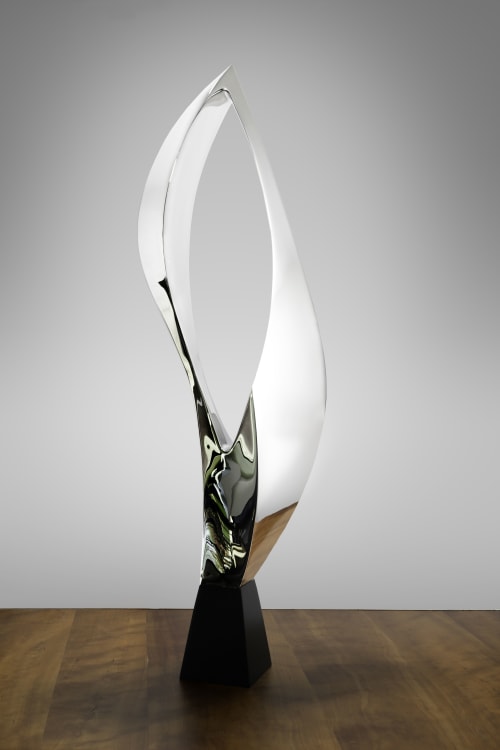 SeeThrough (Polished) | Public Sculptures by Kevin Caron Studios LLC