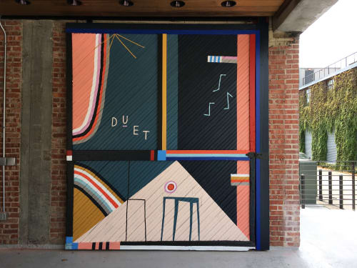 Duet Jazz Restaurant Mural | Murals by SULLYSTRING | Duet in Tulsa