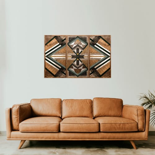''Lycia'' Wood Wall Art | Wall Sculpture in Wall Hangings by Skal Collective