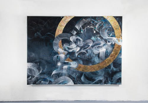 Sanctuary - Acrylic Painting on canvas | Mixed Media by Leo Shallat