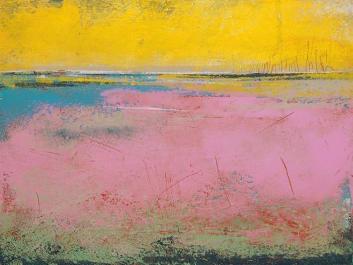 Flamingo Coast | Paintings by Victoria Primicias