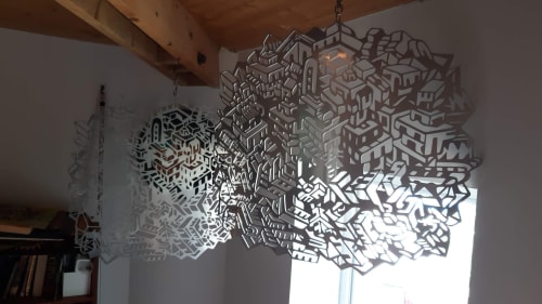 labyrinth city | Decorative Objects by Paul Santoleri | Fox School of Business in Philadelphia
