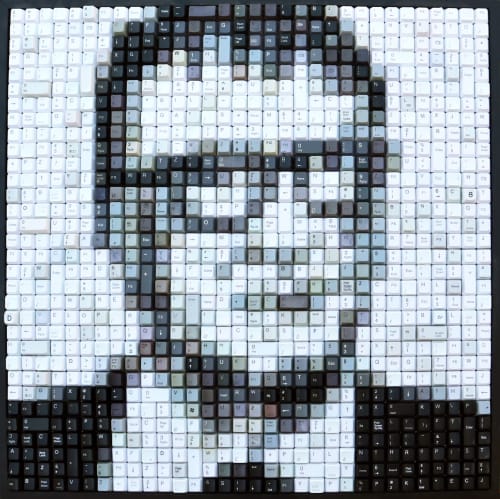 Kilobyte - Bill Gates | Mixed Media by Erik Jensen Art