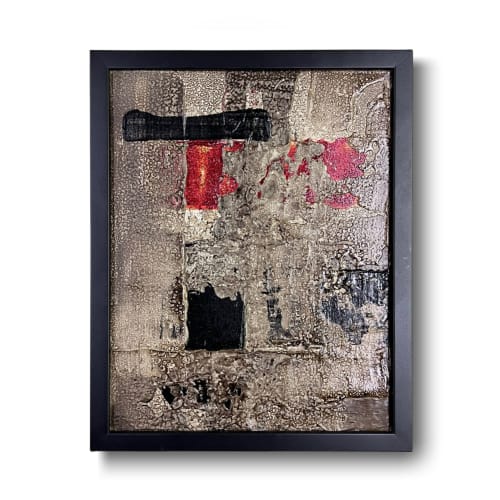 Basalt No. 4 - Original mixed-media abstract | Mixed Media in Paintings by J. Kent Martin