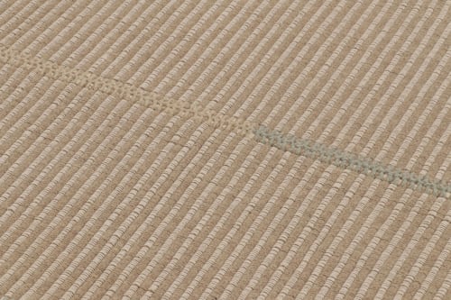 Rug & Kilim’s Accent Kilim, Square Rug in Soft, Textural | Rugs by Rug and Kilim