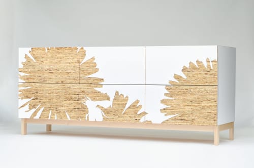 Dandelion Graphic Long Dresser | Storage by Iannone Design