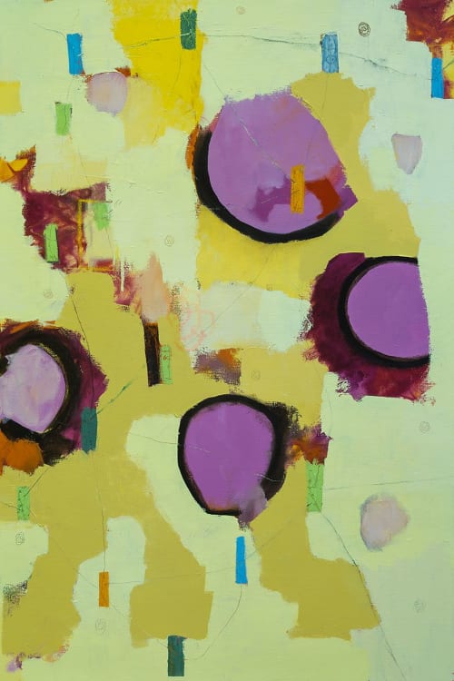 Resolve #1 — Geometric Color-Block Abstract Oil on Canvas (2 | Oil And Acrylic Painting in Paintings by Vincent Salvati – Contemporary Abstract Painter | NJ`