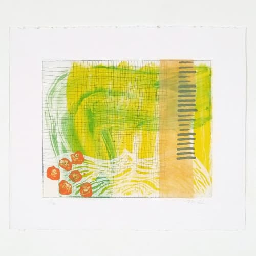 Citron Swatch (limited edition etching / Print) | Paintings by Molly Herman