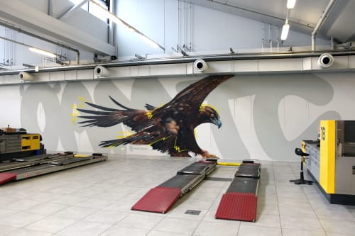 Wild Eagle | Murals by SIZETWO | ÖAMTc in Linz