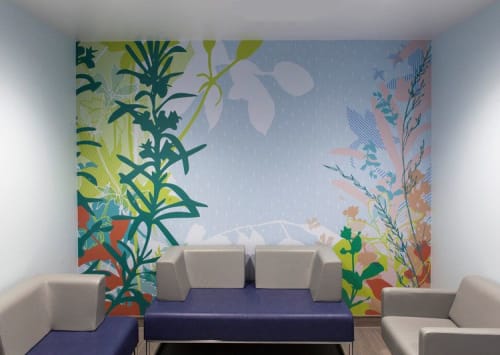 “Chelsea & Westminster Resus Waiting Room Wallpaper” Project | Wallpaper by Helen Bridges | Chelsea and Westminster Hospital in London
