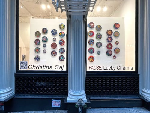 Vinyl Installaion | Mixed Media by Christina Saj Fine Art and Design | 81 Leonard Gallery in New York