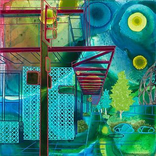 Embellished | Oil And Acrylic Painting in Paintings by Elizabeth Gahan