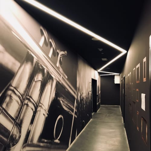 Music Horizon | Wallpaper in Wall Treatments by Affreschi & Affreschi | Verti Music Hall in Berlin