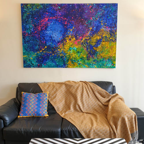 "Coral Galaxy" Painting | Paintings by Asra Samad