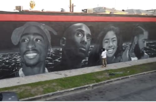 LA Stars | Street Murals by Royyal Dog
