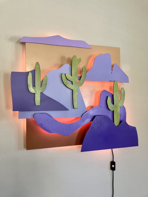 Desert Glow | Wall Sculpture in Wall Hangings by Lino Laure