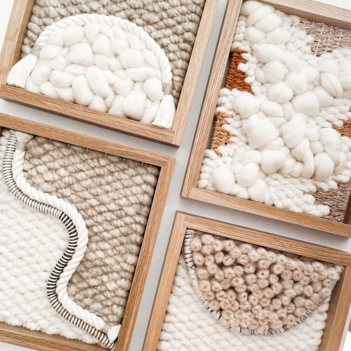 Framed Woven Panel no.2 | Wall Sculpture in Wall Hangings by FIBROUS