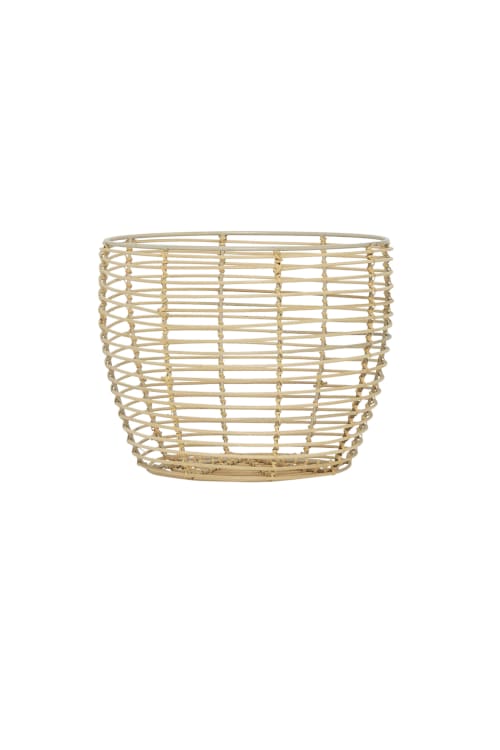 Iron & Cane Basket | Storage by Amara