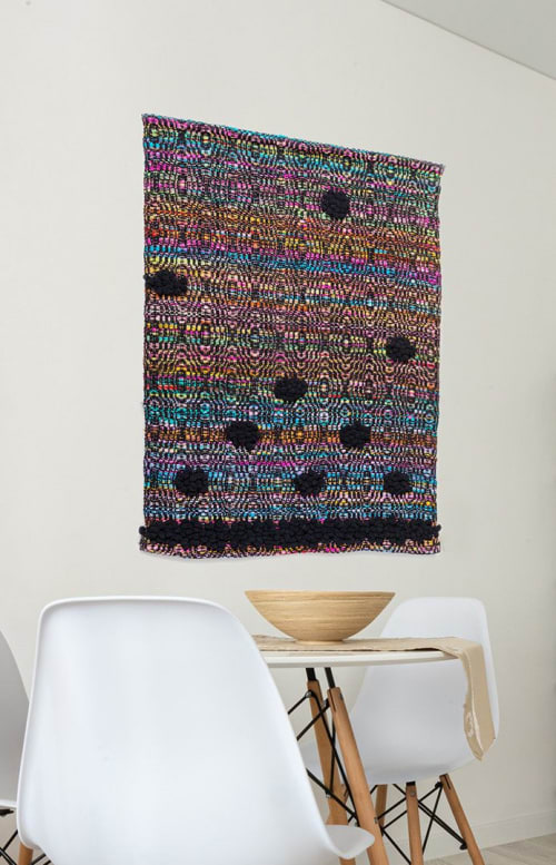 Technicolor Weaving | Tapestry in Wall Hangings by Doerte Weber