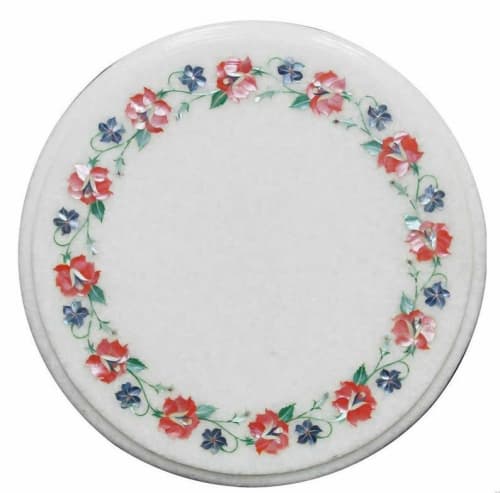 white marble table, coffee table, end table, tabletop | Tables by Innovative Home Decors