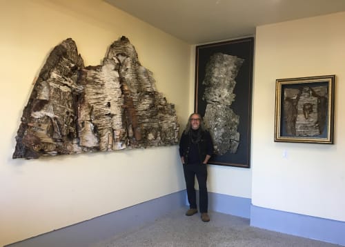 Birch bark wall sculptures | Wall Hangings by Duncan Mackenzie
