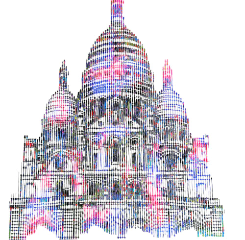 THE SACRE COEUR IN PARIS | Paintings by Virginie SCHROEDER