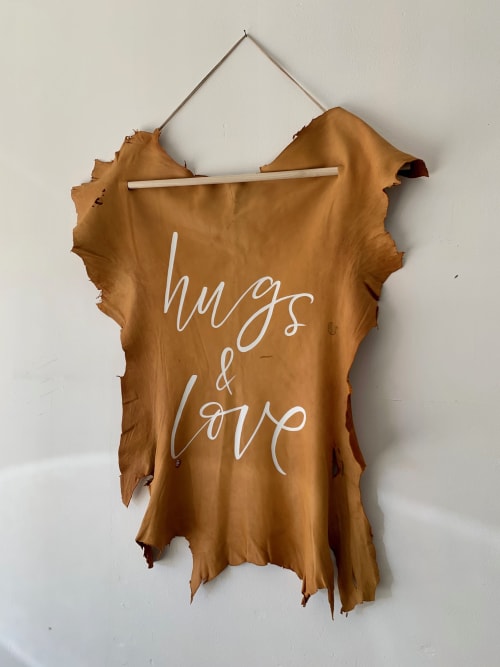 Hugs & Love | Tapestry in Wall Hangings by Paper Cliché