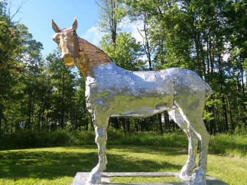“Here I Am” | Sculptures by Andres San Millan | Wilderstein Historic Site in Rhinebeck