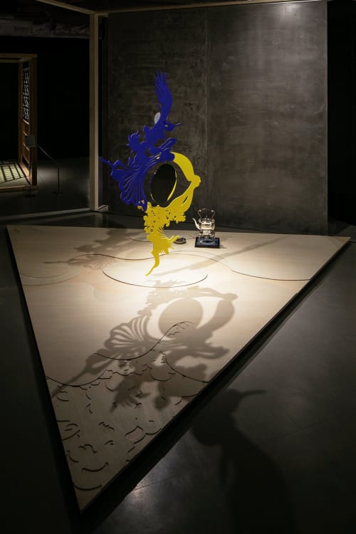 "Za" tearoom | Wall Sculpture in Wall Hangings by Shiho Minami