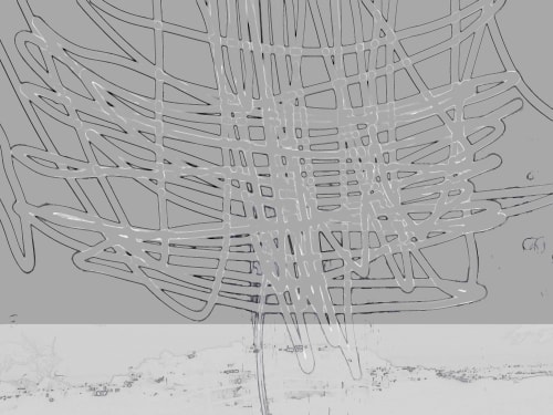 Thunder Above The City _ 4311 | Oil And Acrylic Painting in Paintings by Petra Trimmel