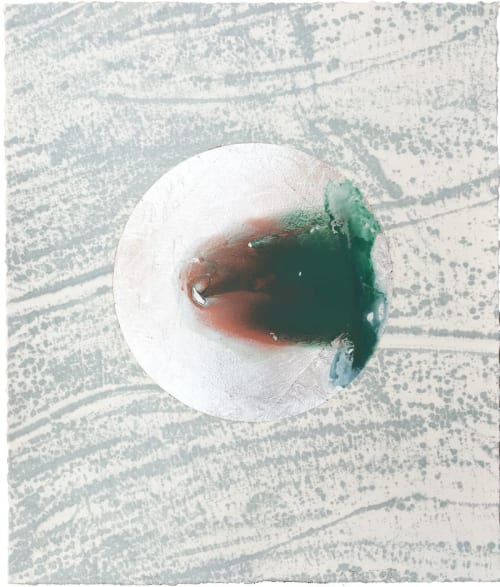 Comet, Flower in the Clouds | Oil And Acrylic Painting in Paintings by Karen Fitzgerald / FitzgeraldArt | Handwright Gallery & Framing in New Canaan