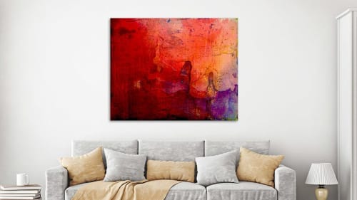 Long Pond, #9 | Oil And Acrylic Painting in Paintings by Virginia Bradley Art