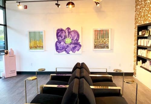 "Anodyne" and "Untitled" Passages Series #33 & #34 | Paintings by Kavin Buck | Urban Rose Salon in Portland