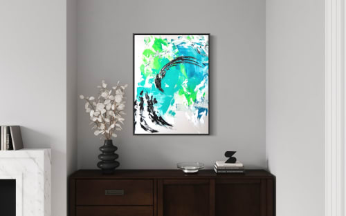 Signature Motion Energy Abstract | Paintings by Monika Kupiec Abstract Art