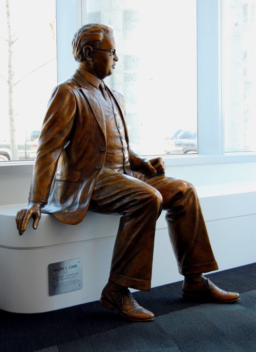 Ralph L. Carr Portrait by Gary Alsum | Public Sculptures by JK Designs and the National Sculptors' Guild | Ralph L. Carr Colorado Judicial Center in Denver