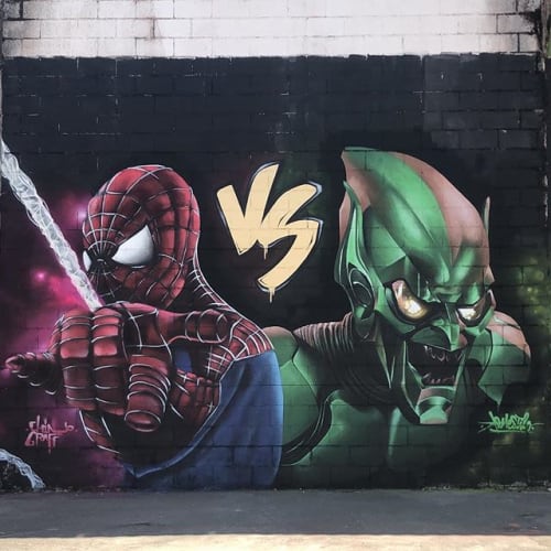 Green Goblin | Street Murals by Konestilo