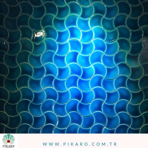 FISH SCALE TILES | Tiles by PIKARO HANDMADE TILES