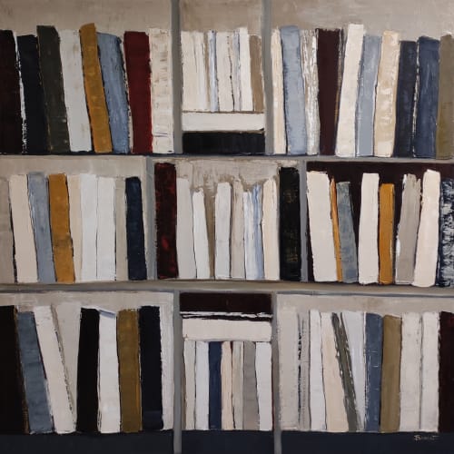 architecture  du livre | Paintings by Sophie DUMONT.