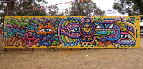 Rainbow Serpent | Street Murals by Chris Dyer