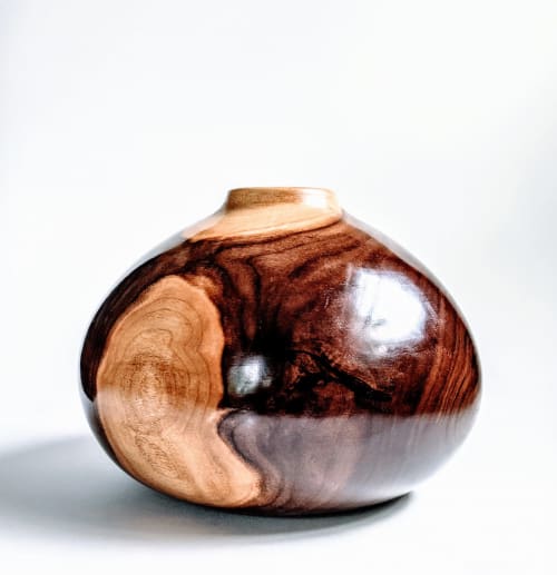 Big Hollow Fig | Vases & Vessels by Protean Woodworking