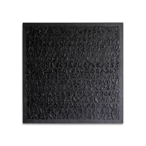 Etnografica Linea Nero Due B | Mixed Media by Kim Fonder