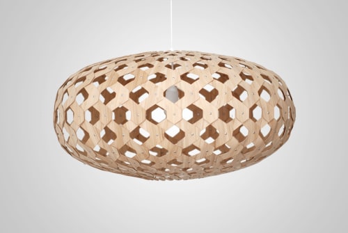 Bamboo Light Hexagonal Ellipse 75 | Pendants by ADAMLAMP