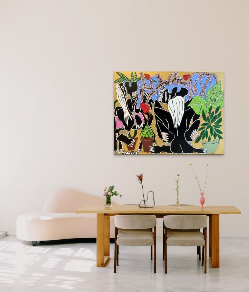 Agapo VII | Oil And Acrylic Painting in Paintings by THEODOSIA MARCHANT