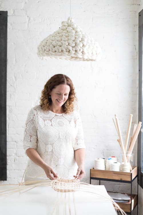 Crocheted Lampshade DIY KIT | Pendants by Flax & Twine