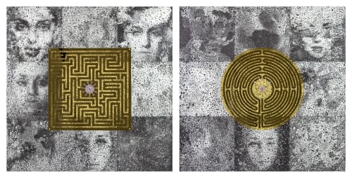Maze versus Labyrinth | Paintings by Sarupa Sidaarth | DeVos Place in Grand Rapids