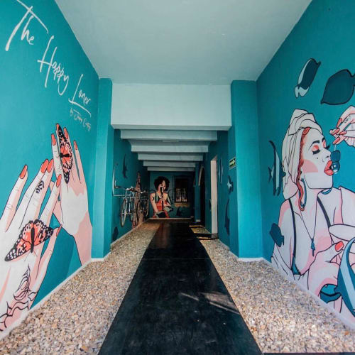 Indoor Mural | Murals by Juzpop Creations | Agrado Guest House in Oaxaca de Juárez
