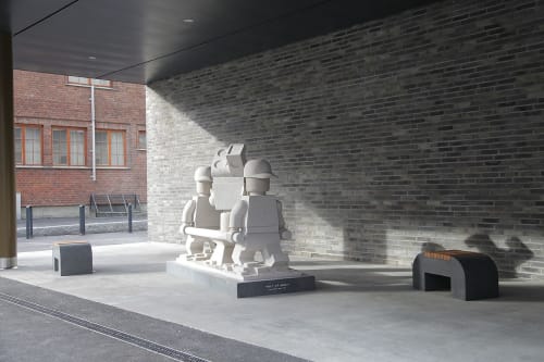 "Indescribably Close" | Public Sculptures by Hans Martin Øien | Øya helsehus in Trondheim
