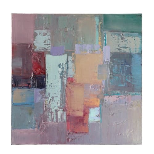 "Waterfall" | Oil And Acrylic Painting in Paintings by Lawrence & Scott